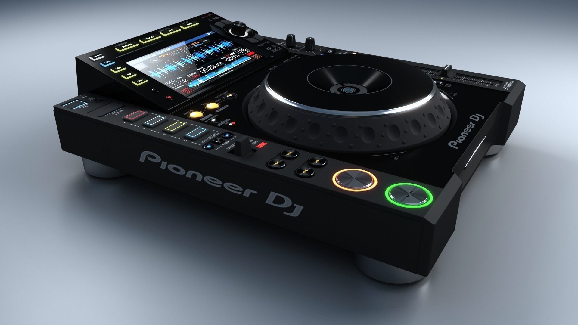 Pioneer DJ CDJ-2000NXS2  3D model_11