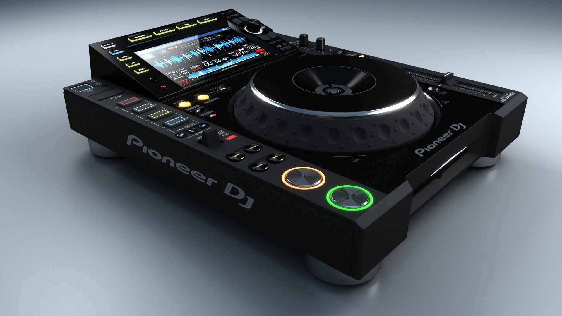 Pioneer DJ CDJ-2000NXS2  3D model_10