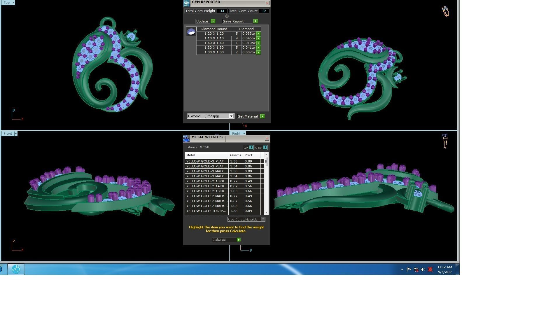 Spiritual Ganesha Pendant 3D print model_3