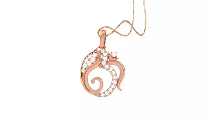 Spiritual Ganesha Pendant 3D print model