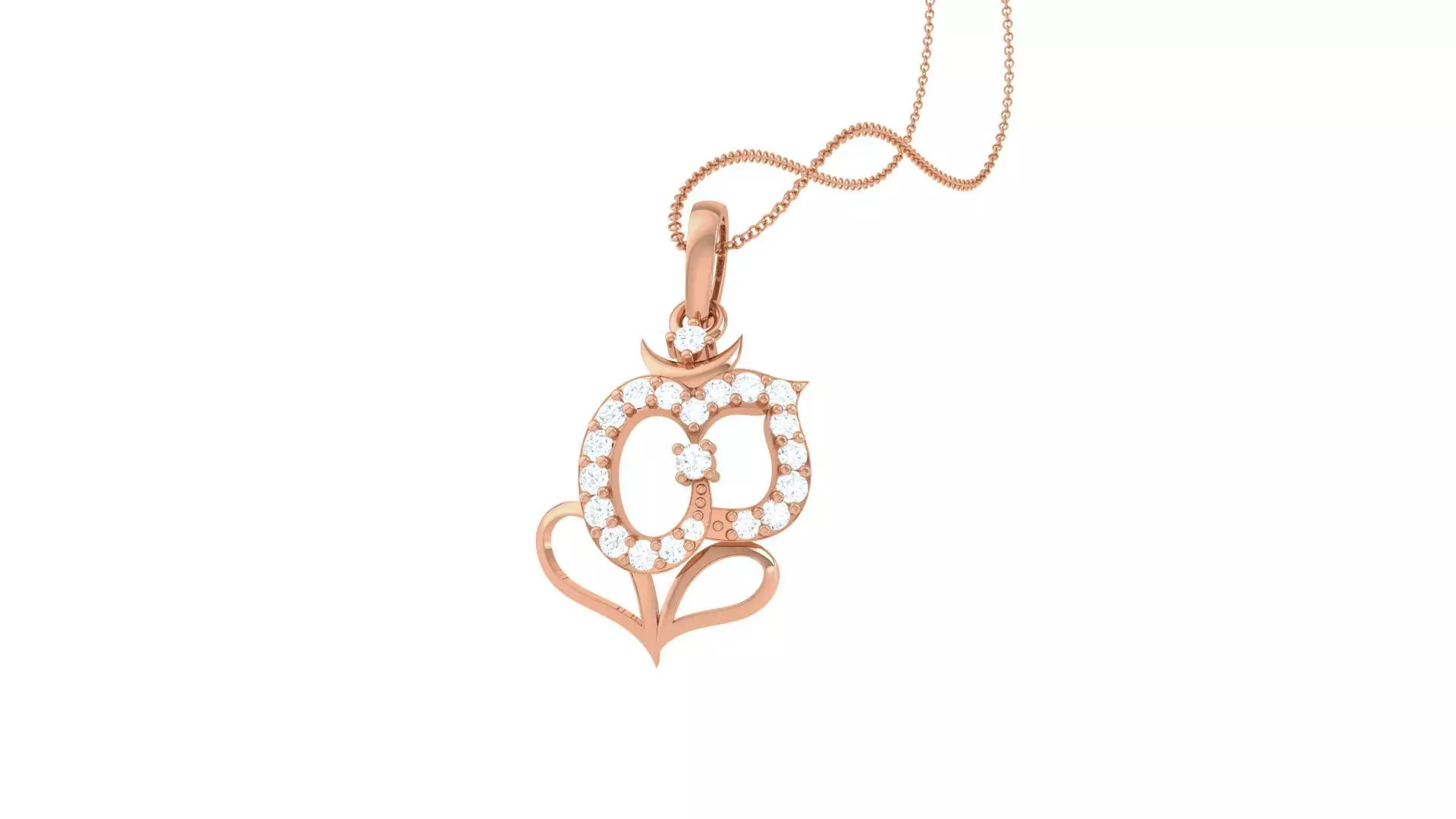 Spiritual Ganesha Pendant 3D print model_0