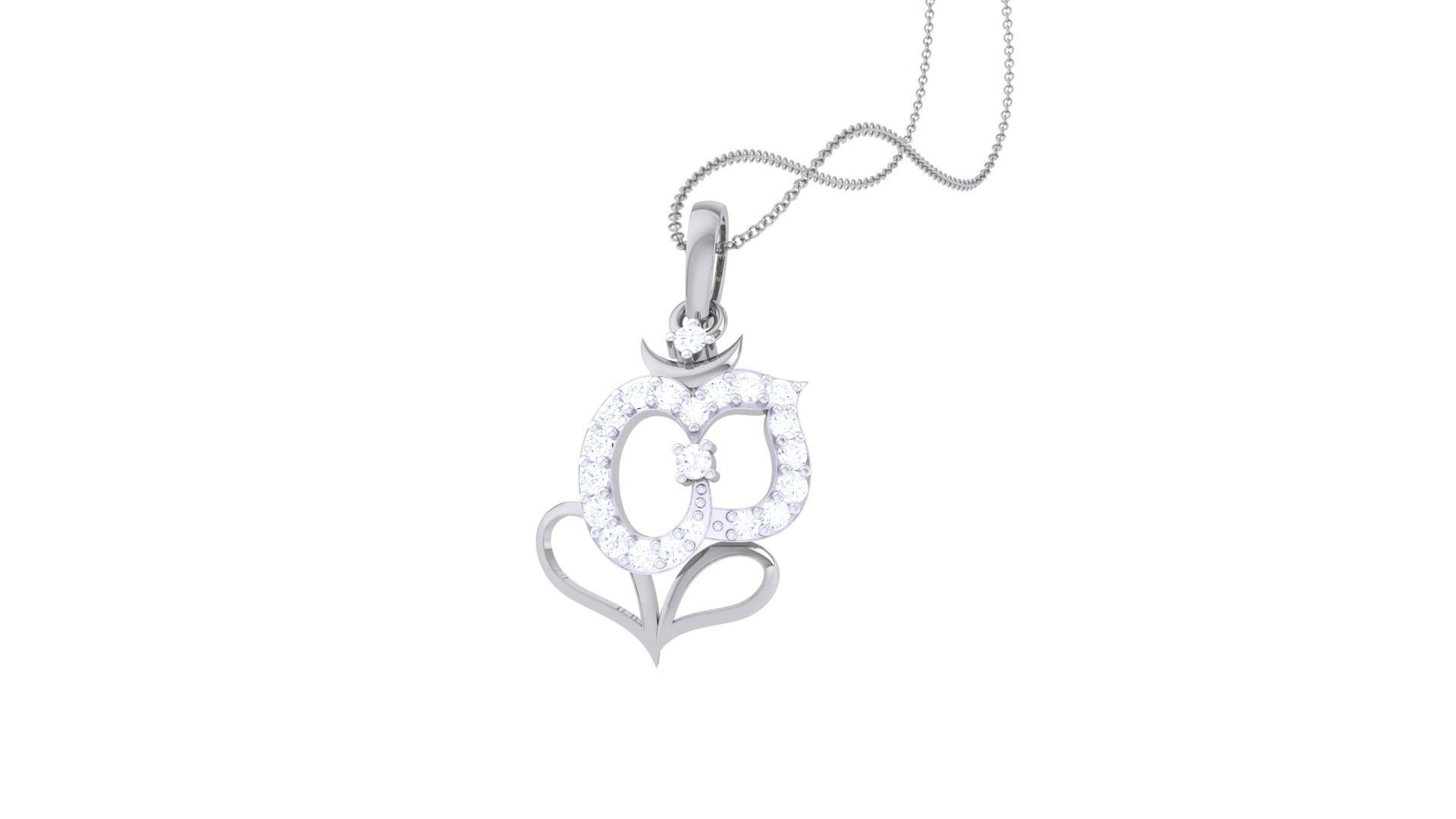 Spiritual Ganesha Pendant 3D print model_6