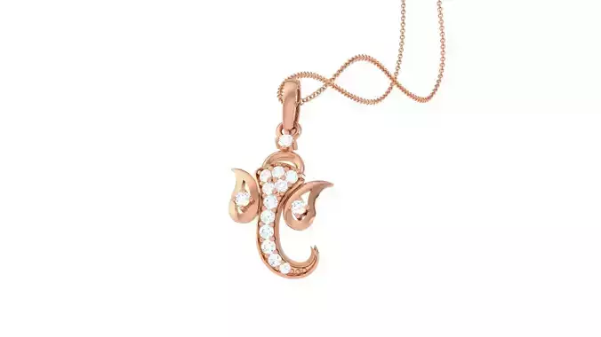 Spiritual Ganesha Pendant 3D print model