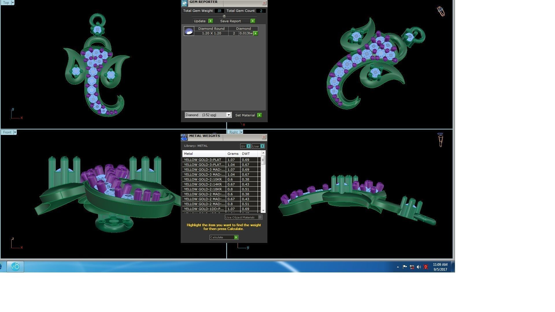 Spiritual Ganesha Pendant 3D print model_3