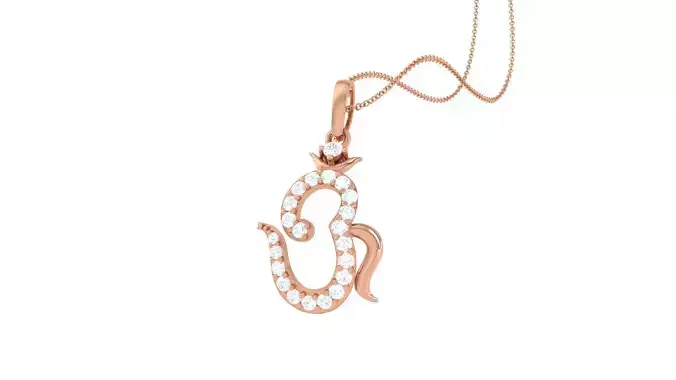 Spiritual Om Pendant 3D print model