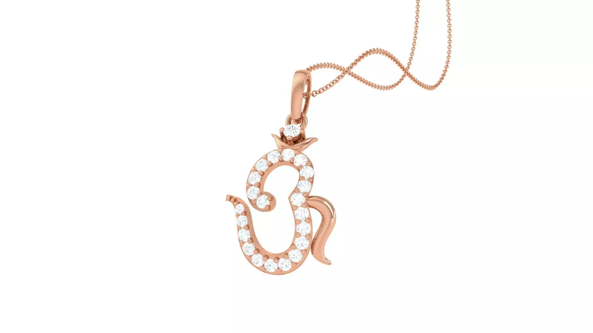 Spiritual Om Pendant 3D print model_0