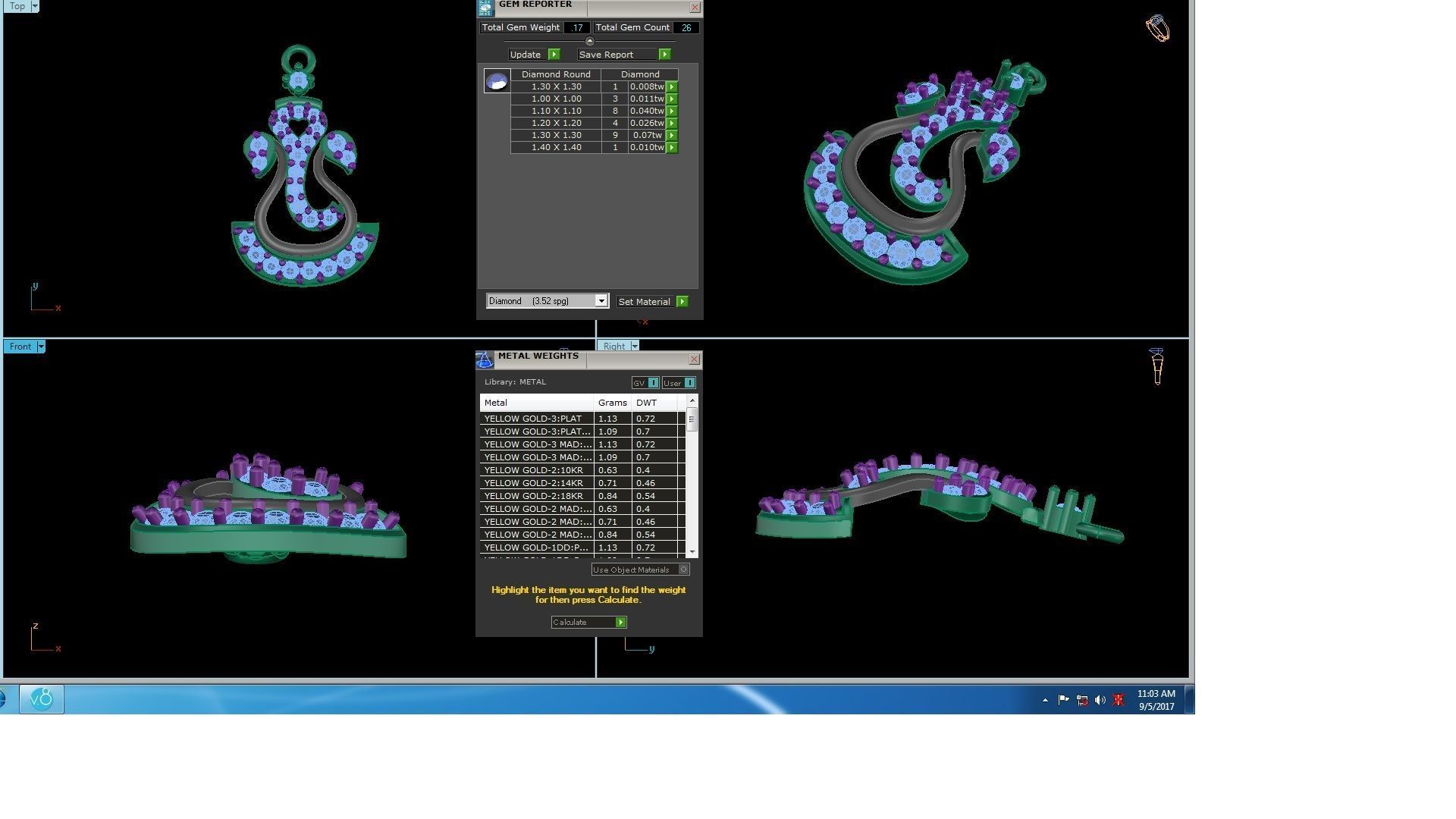 Spiritual Ganesha Pendant 3D print model_3