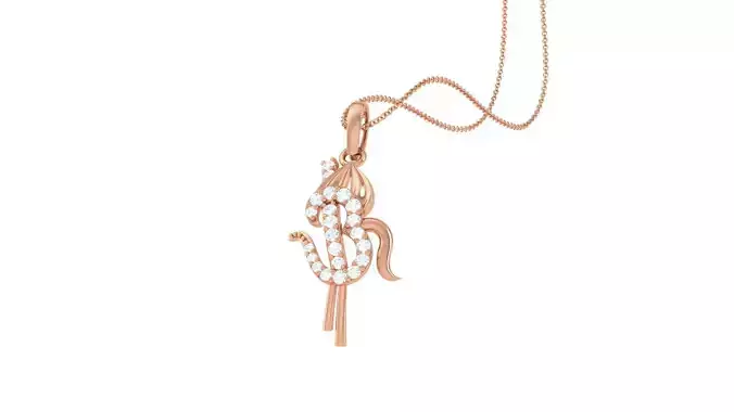 Spiritual Om Pendant 3D print model