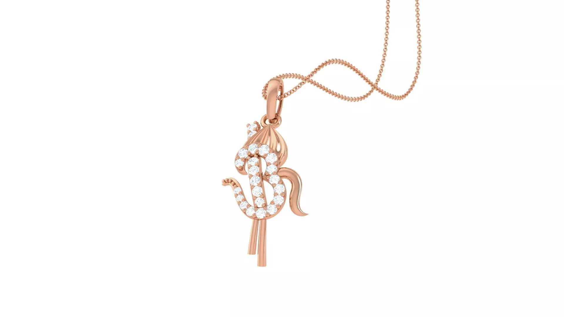 Spiritual Om Pendant 3D print model_0