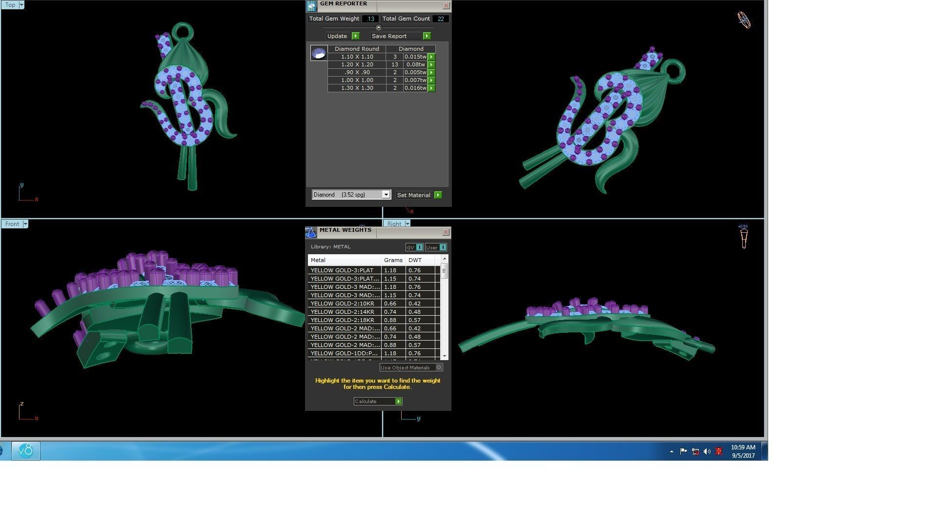 Spiritual Om Pendant 3D print model_4