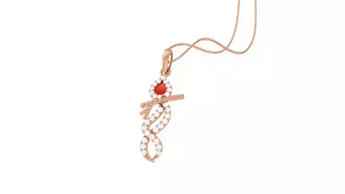 Shree krishna Flute Spiritual Pendant 3D print model