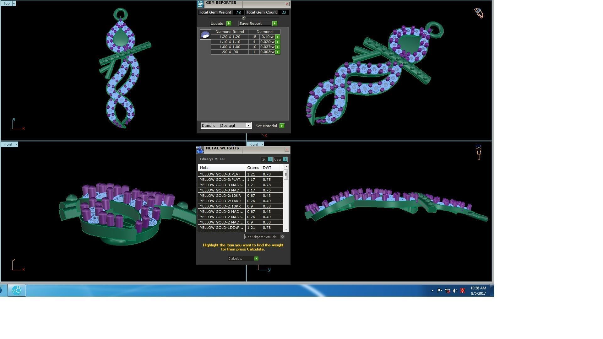 Shree krishna Flute Spiritual Pendant 3D print model_3