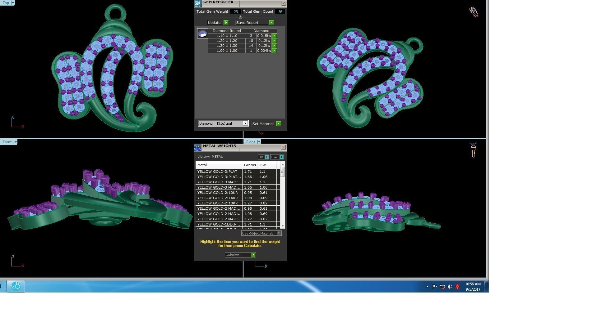 Spiritual Ganesha Pendant 3D print model_3