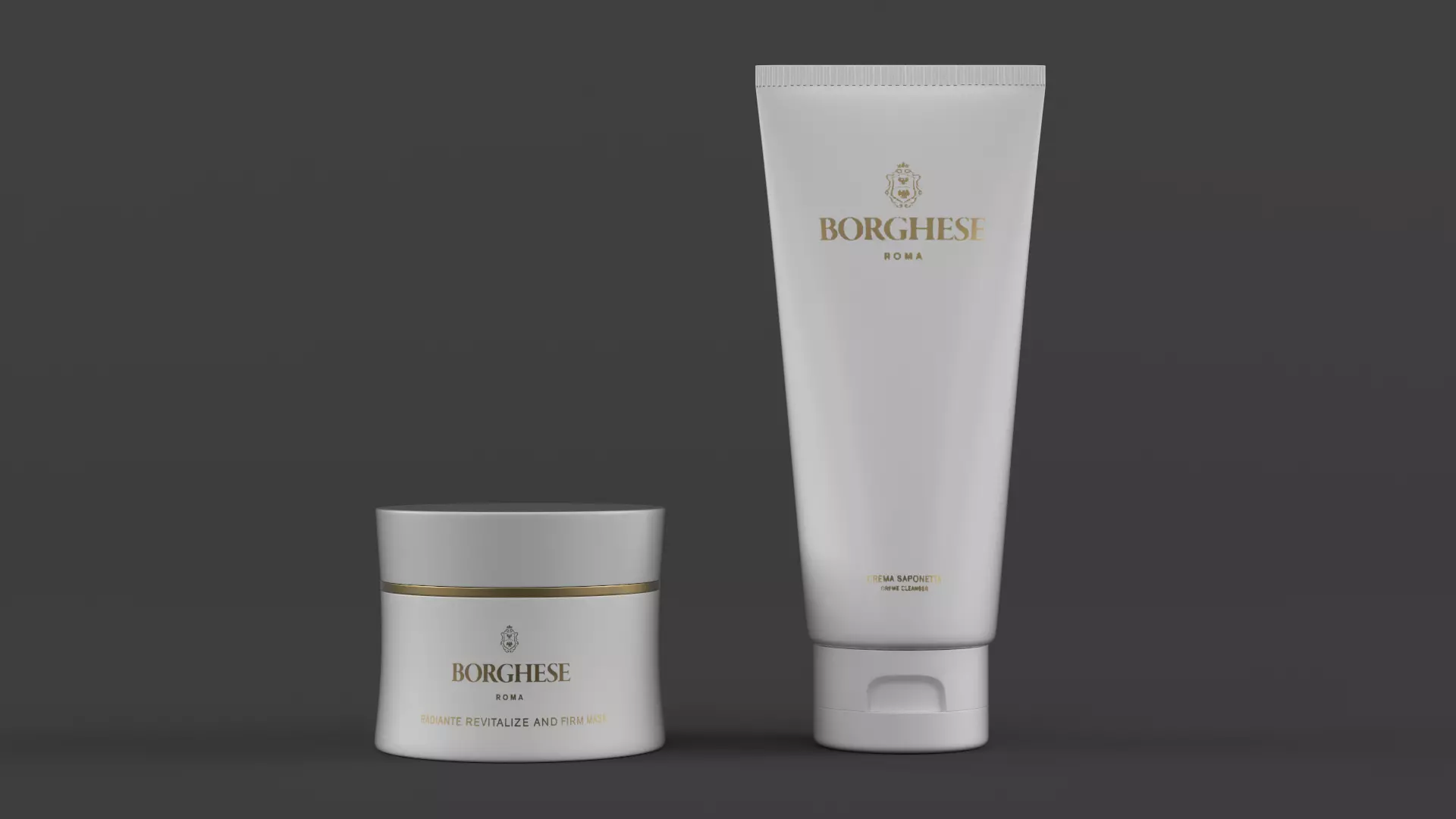 Borghese Crema Saponetta Creme Cleanser 3D model_0