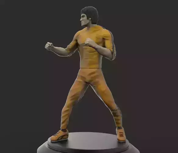 Bruce Lee Game Of Death 3D print model