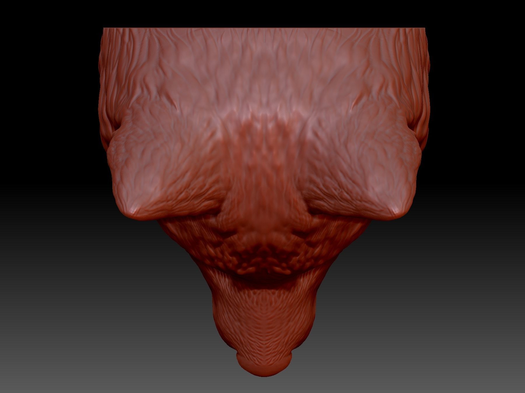 Fox Head 3D print model_5