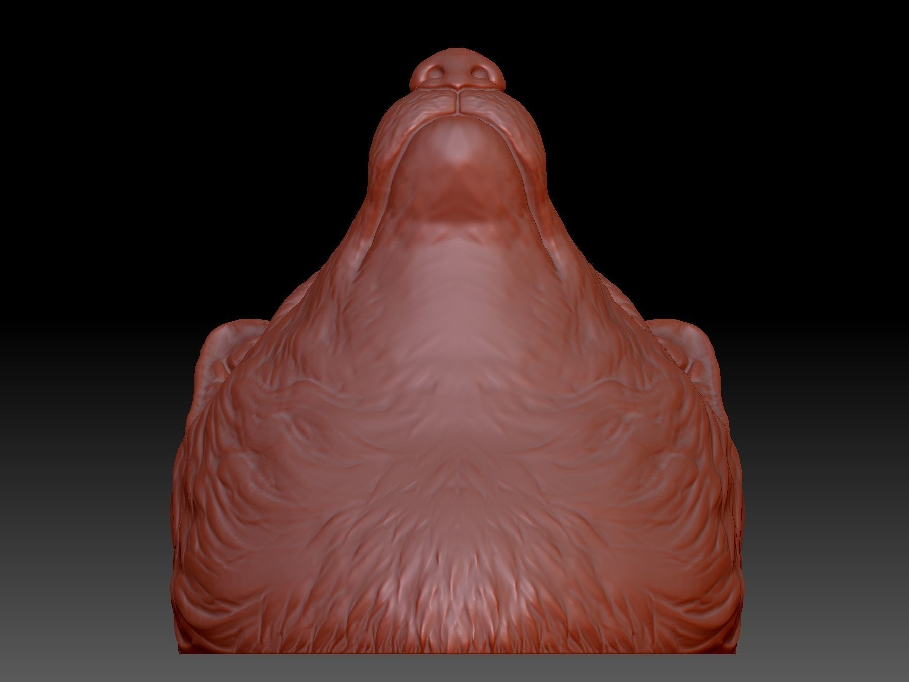 Fox Head 3D print model_4