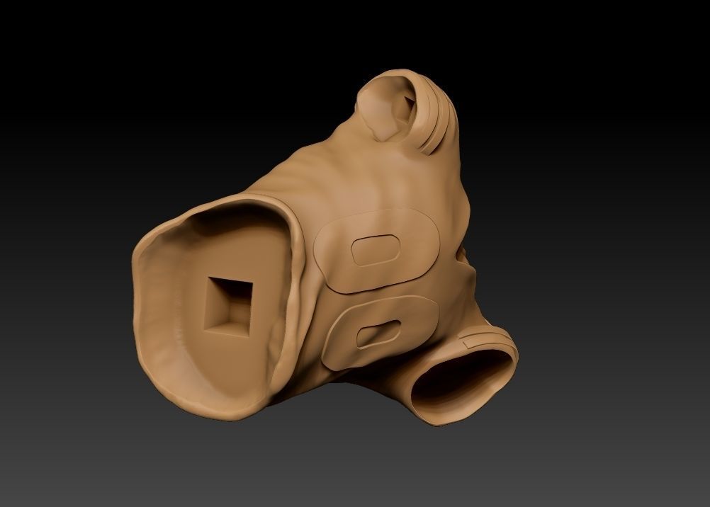 Realistic Rowdy Dallas Cowboys Mascot - NFL - Football  3D print model_31