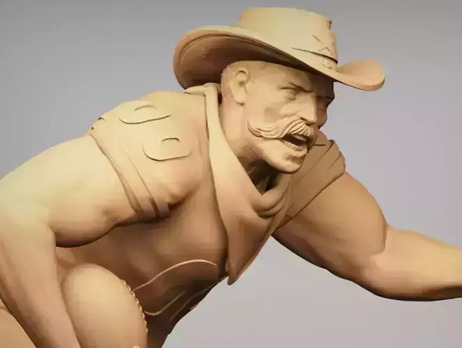 Realistic Rowdy Dallas Cowboys Mascot - NFL - Football  3D print model