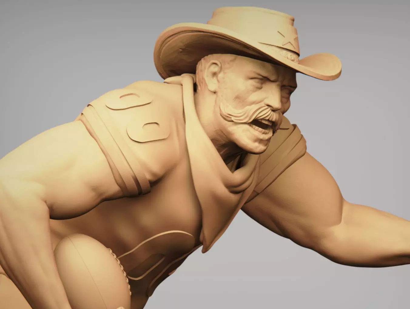 Realistic Rowdy Dallas Cowboys Mascot - NFL - Football  3D print model_0