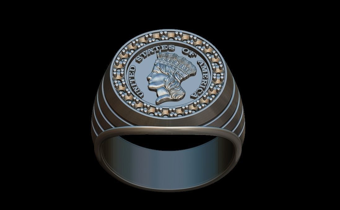 The Irishman ring 3D print model_2