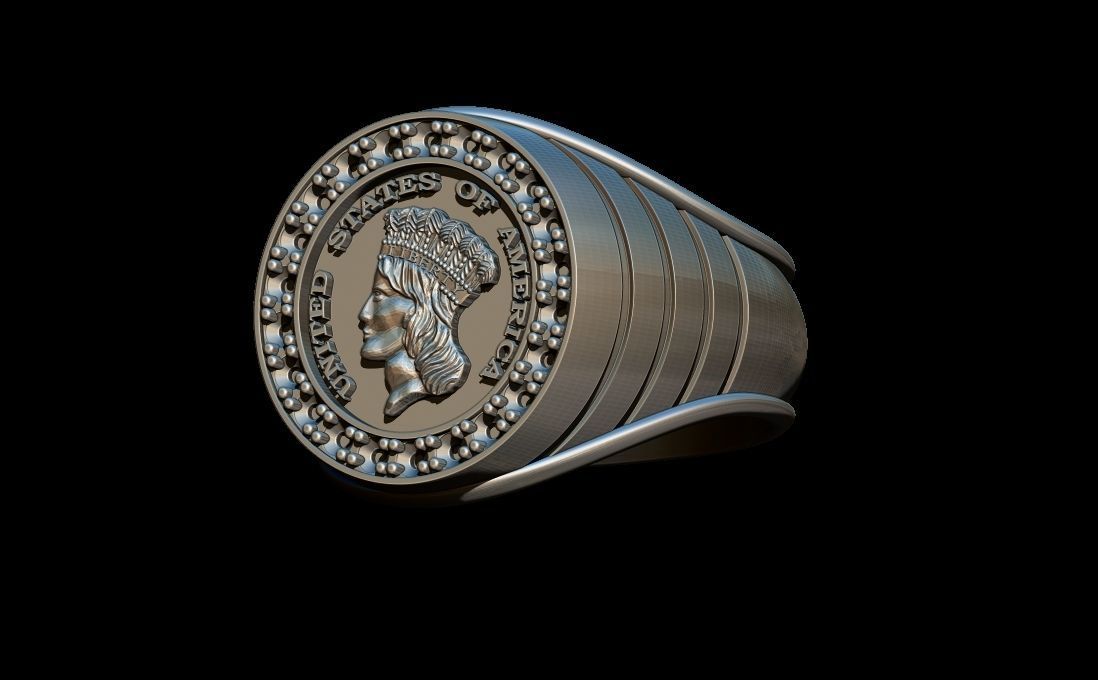 The Irishman ring 3D print model_1