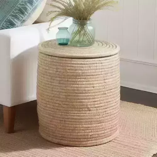 Coastal Boho Side Table Low-poly 3D model