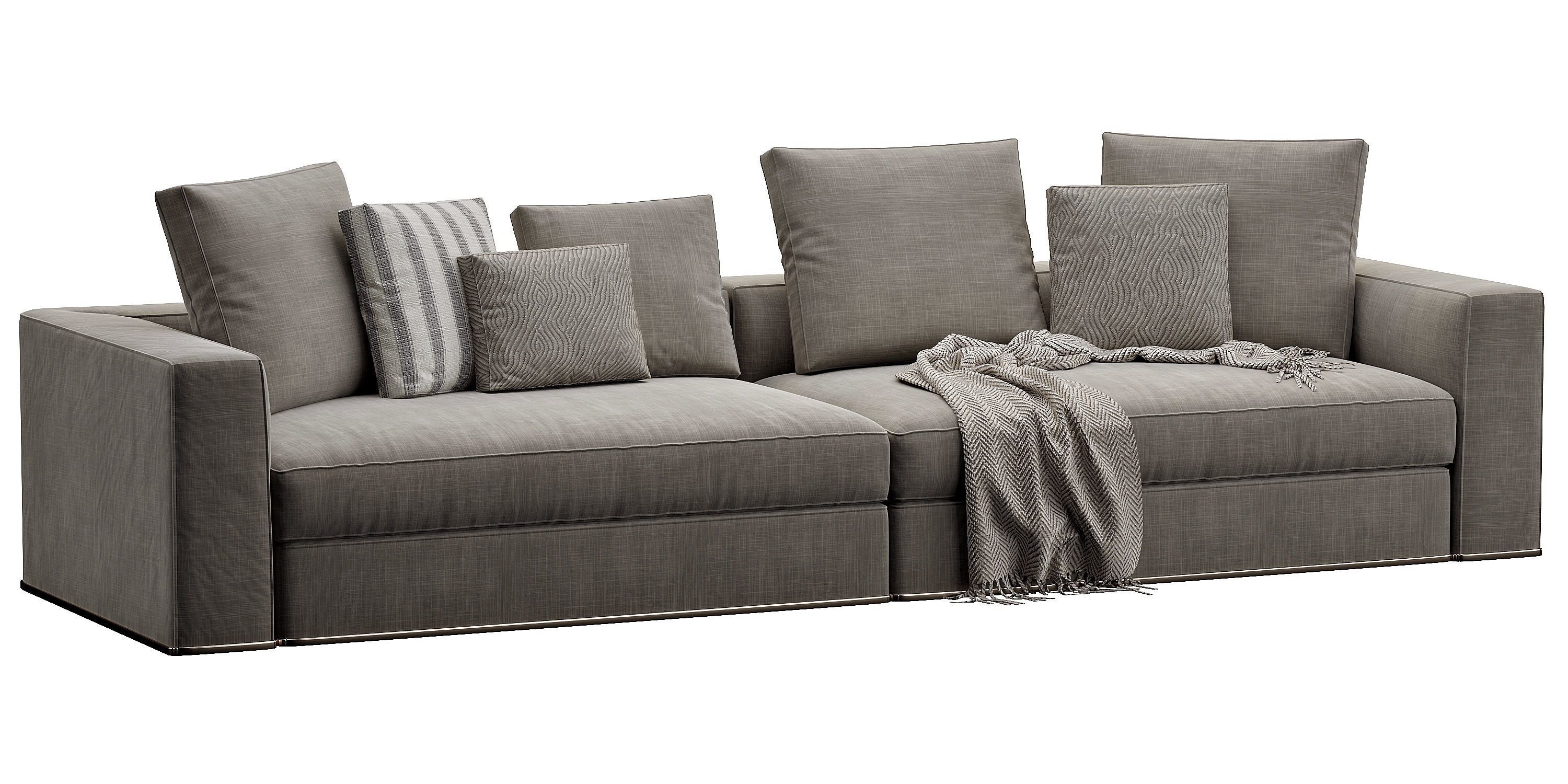 Powell Sofa 3D model_4