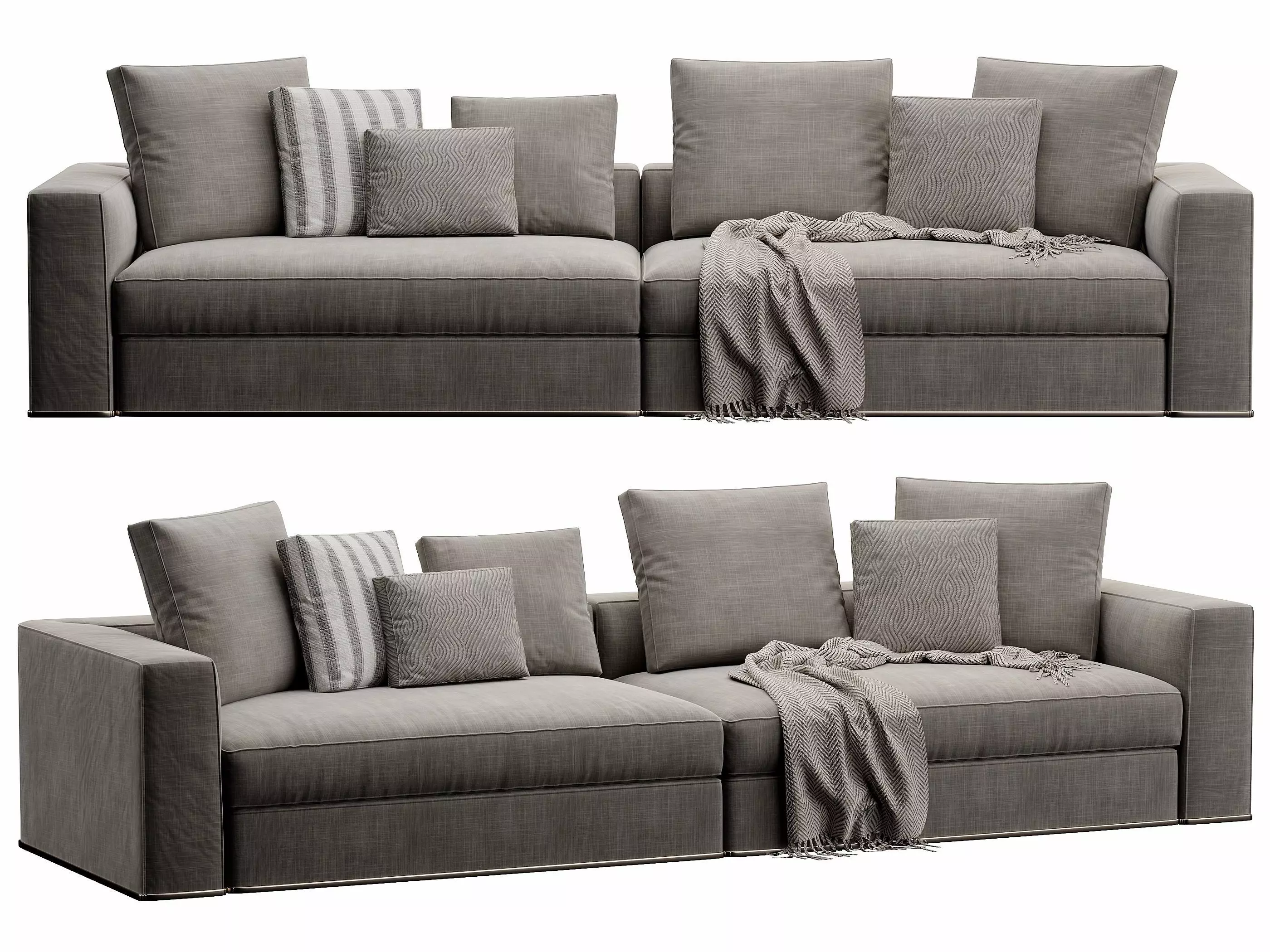 Powell Sofa 3D model_0