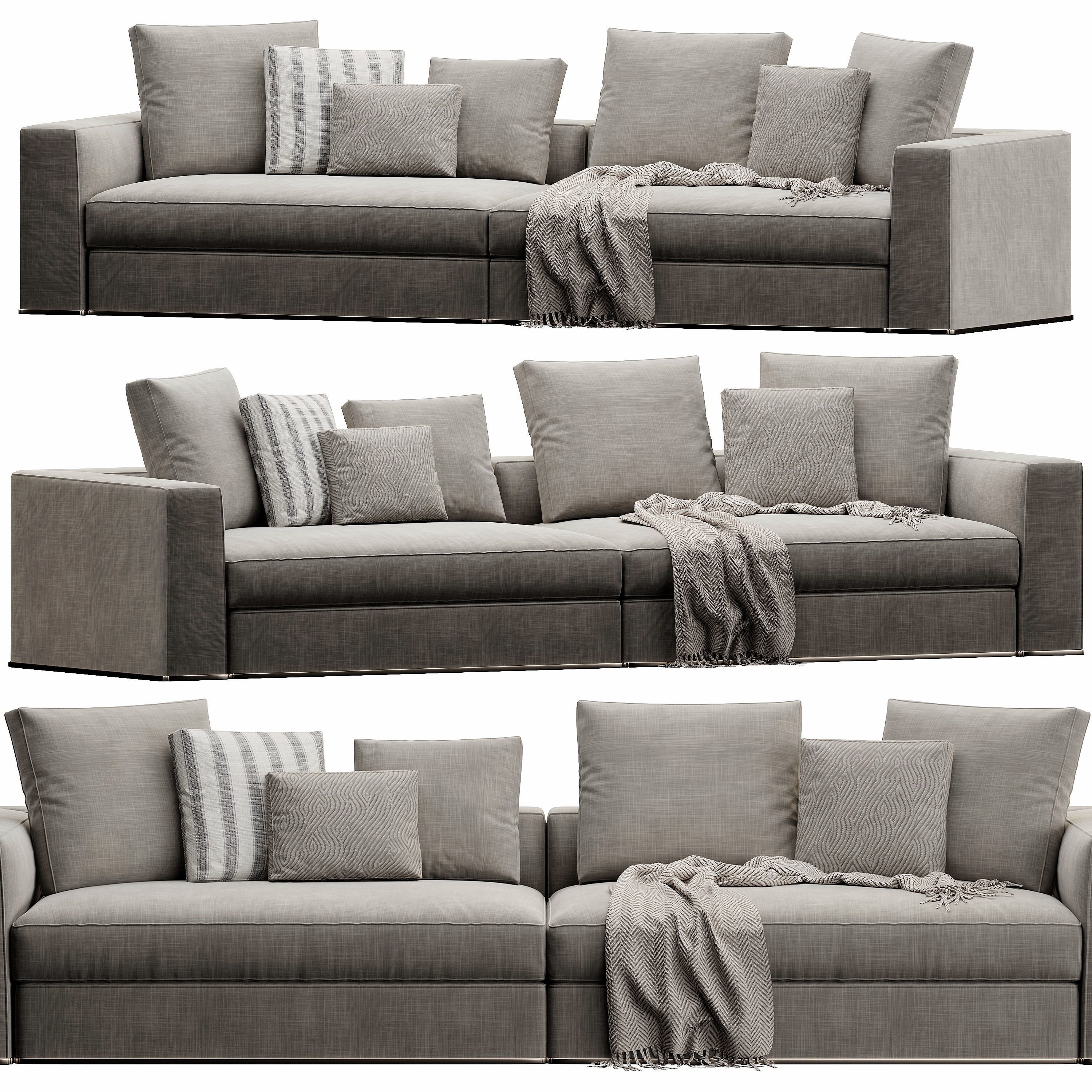 Powell Sofa 3D model_9