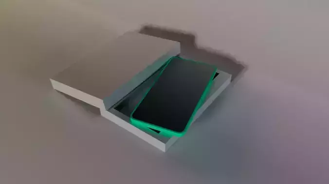3D model of a Smartphone with casing