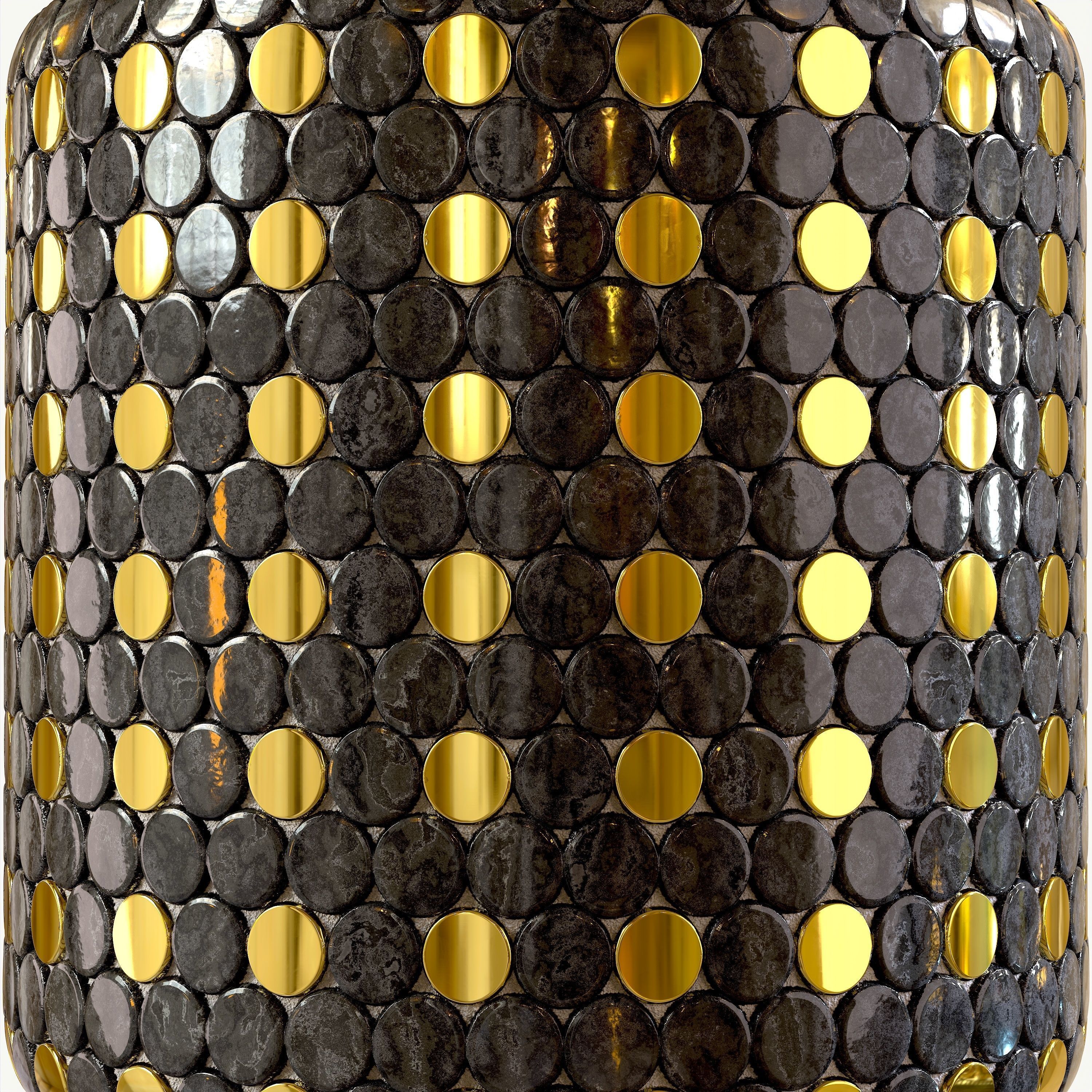 steel and marble tile PBR texture 005 Texture_8