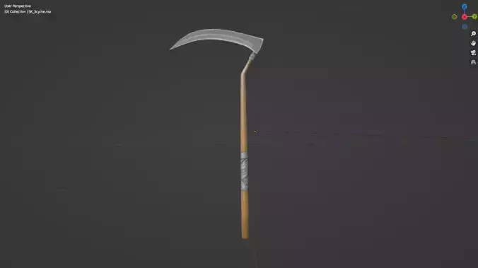 fortnite reaper pickaxe 3D model blender