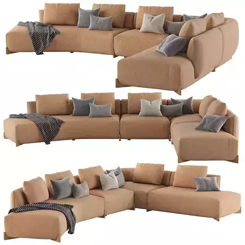 Sofa LXR29 Naila by Leolux Lx 3D model