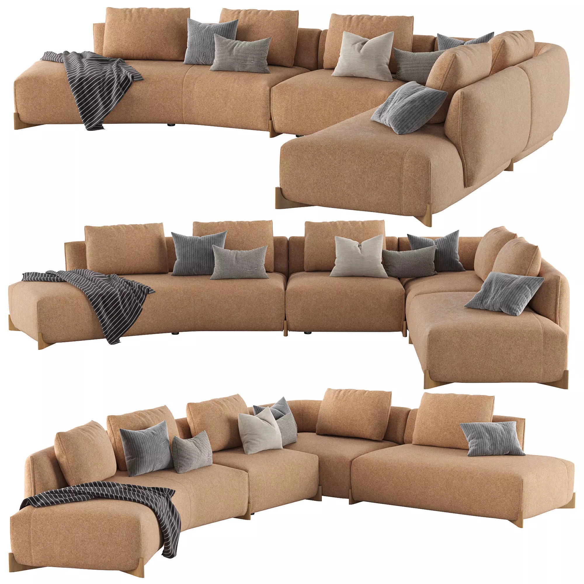 Sofa LXR29 Naila by Leolux Lx 3D model_0