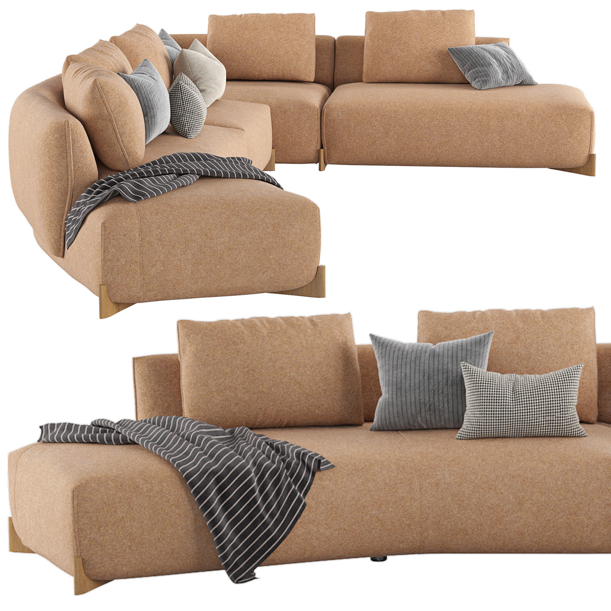 Sofa LXR29 Naila by Leolux Lx 3D model_4