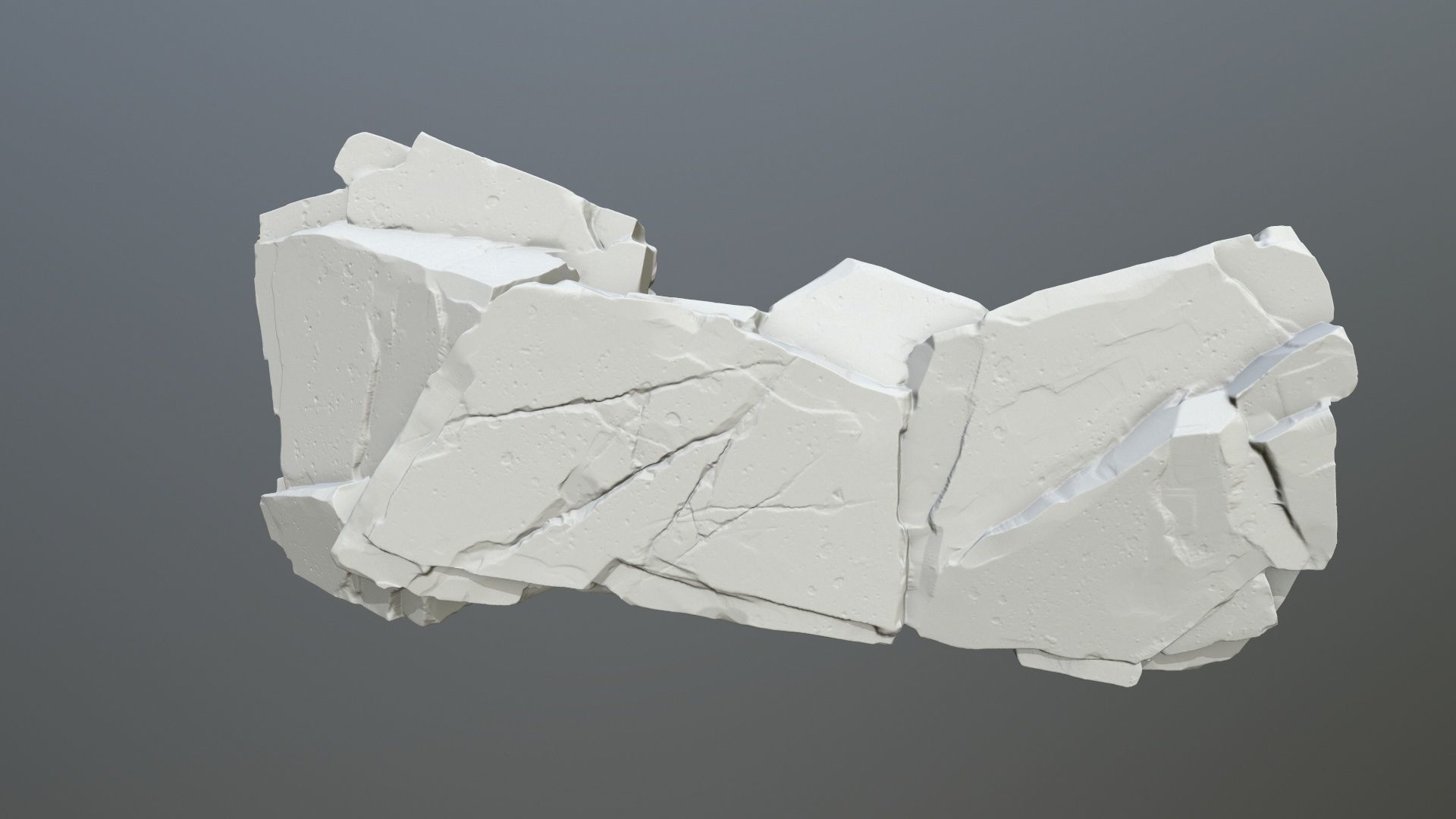 Rock 3 stl 3D print model_4