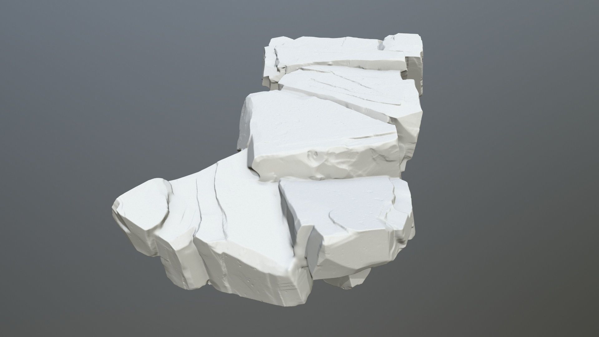 Rock 3 stl 3D print model_8
