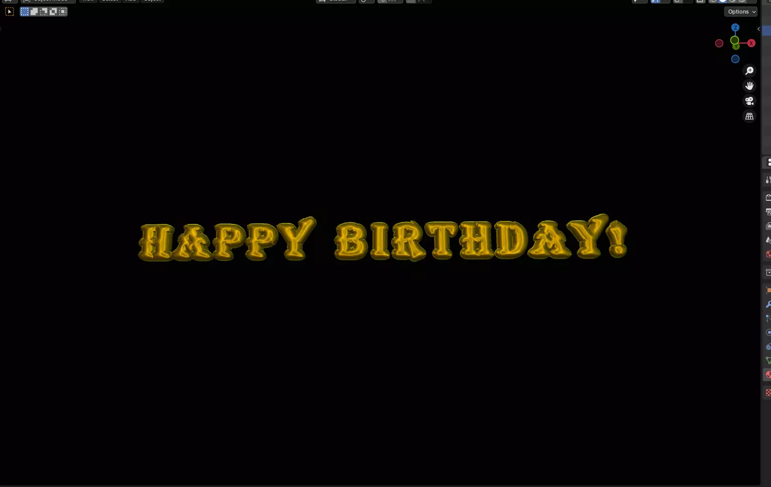 Birthday Ballon Free 3D model