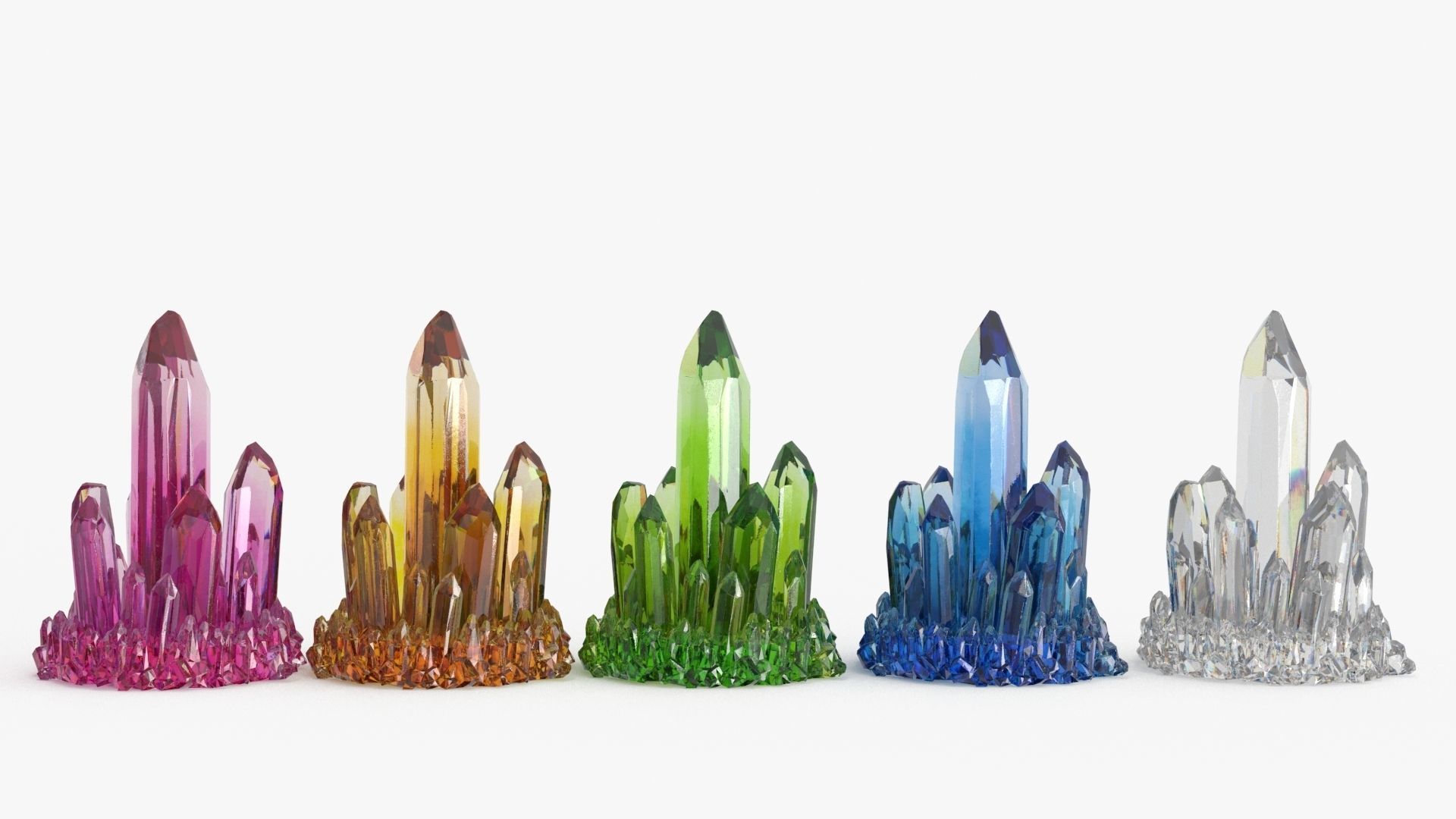 Crystal Color Big Collection 3D model_5