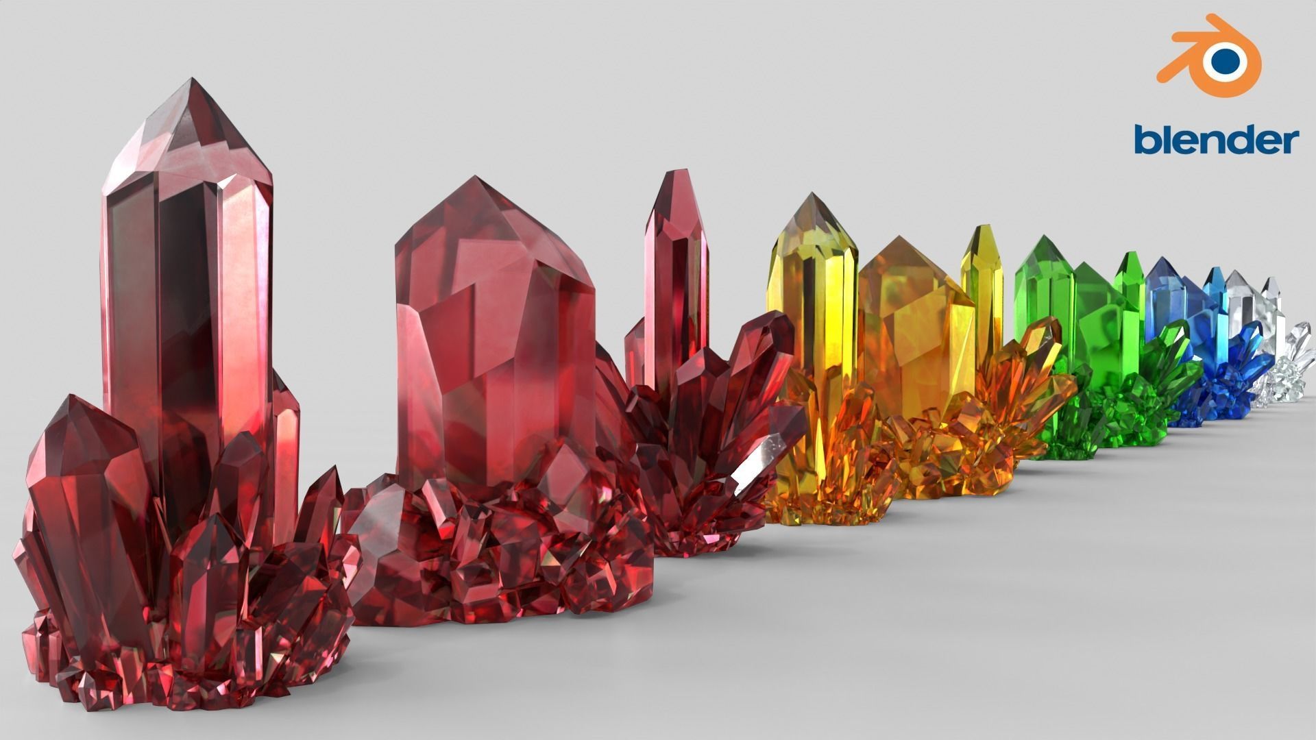 Crystal Color Big Collection 3D model_17