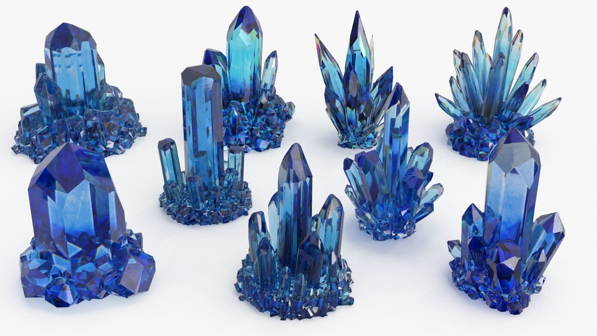 Crystal Color Big Collection 3D model_13