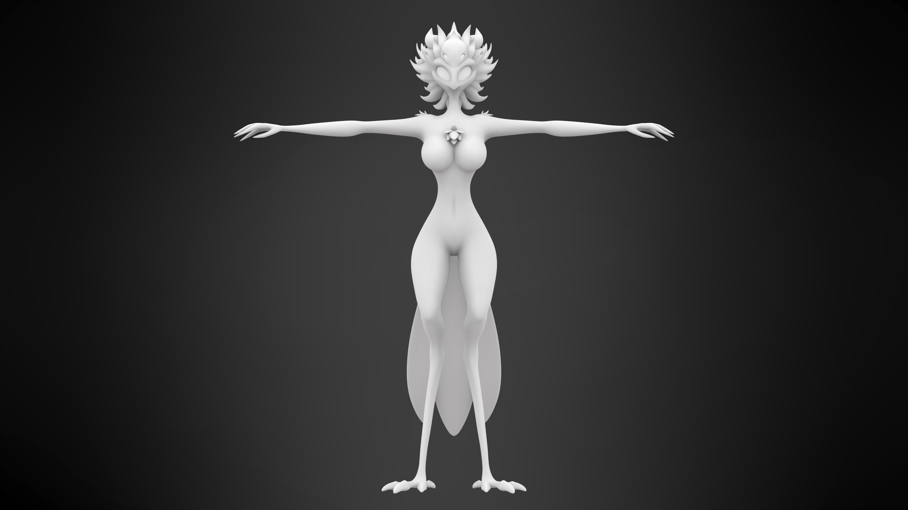 Fem Stolas 3D model_6