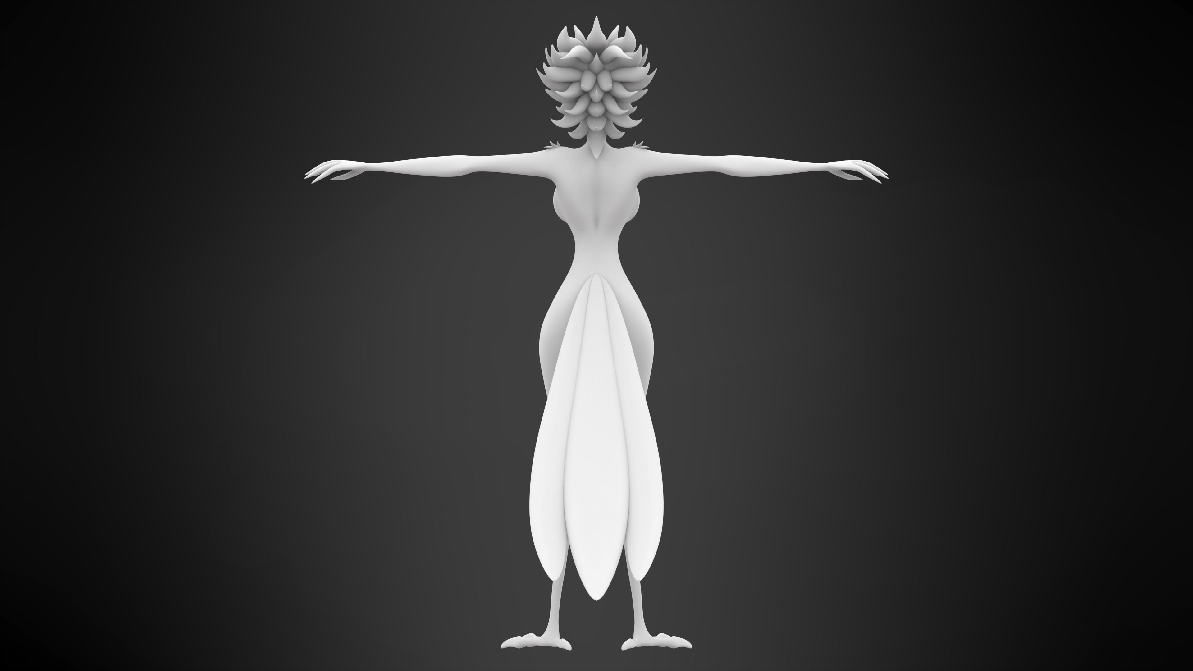 Fem Stolas 3D model_8