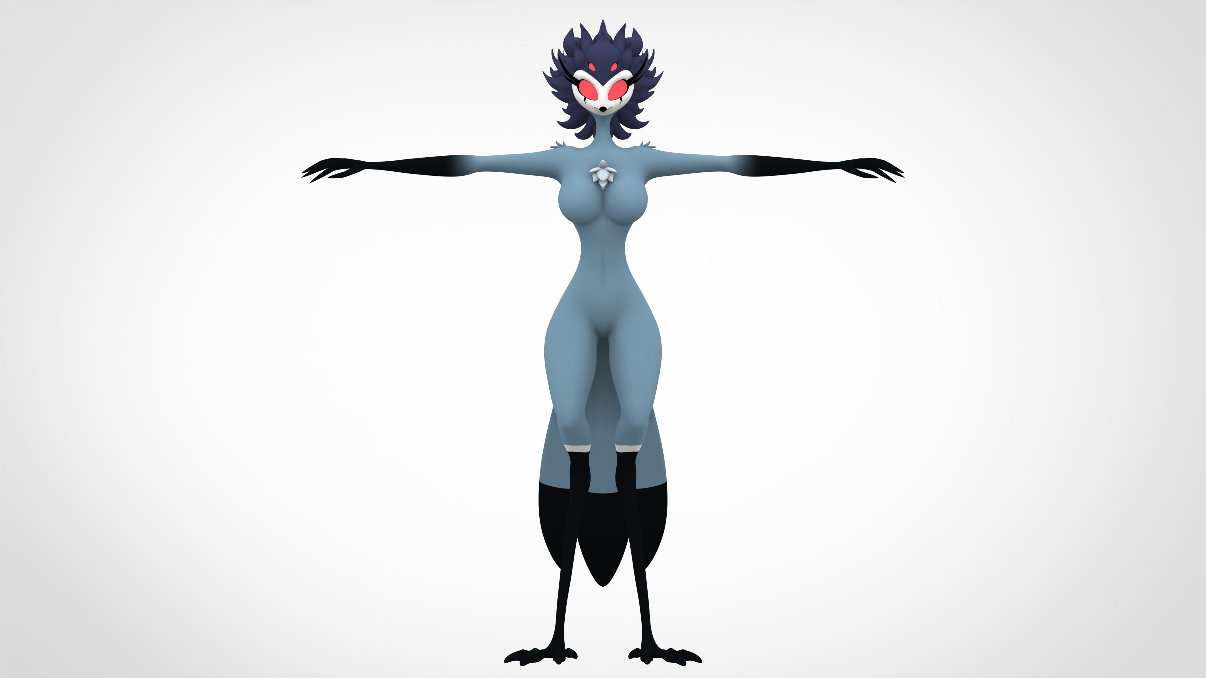 Fem Stolas 3D model_1