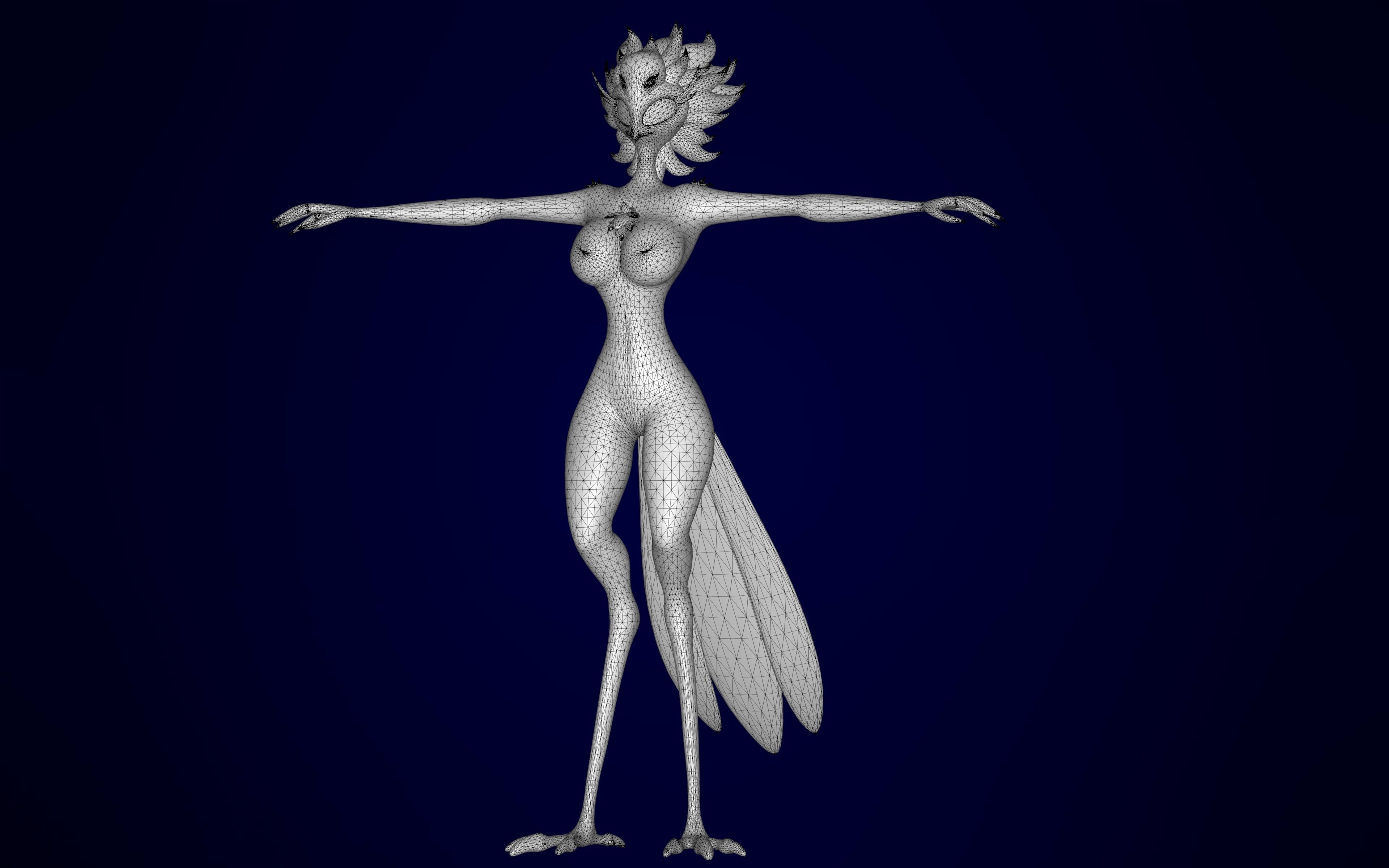 Fem Stolas 3D model_10