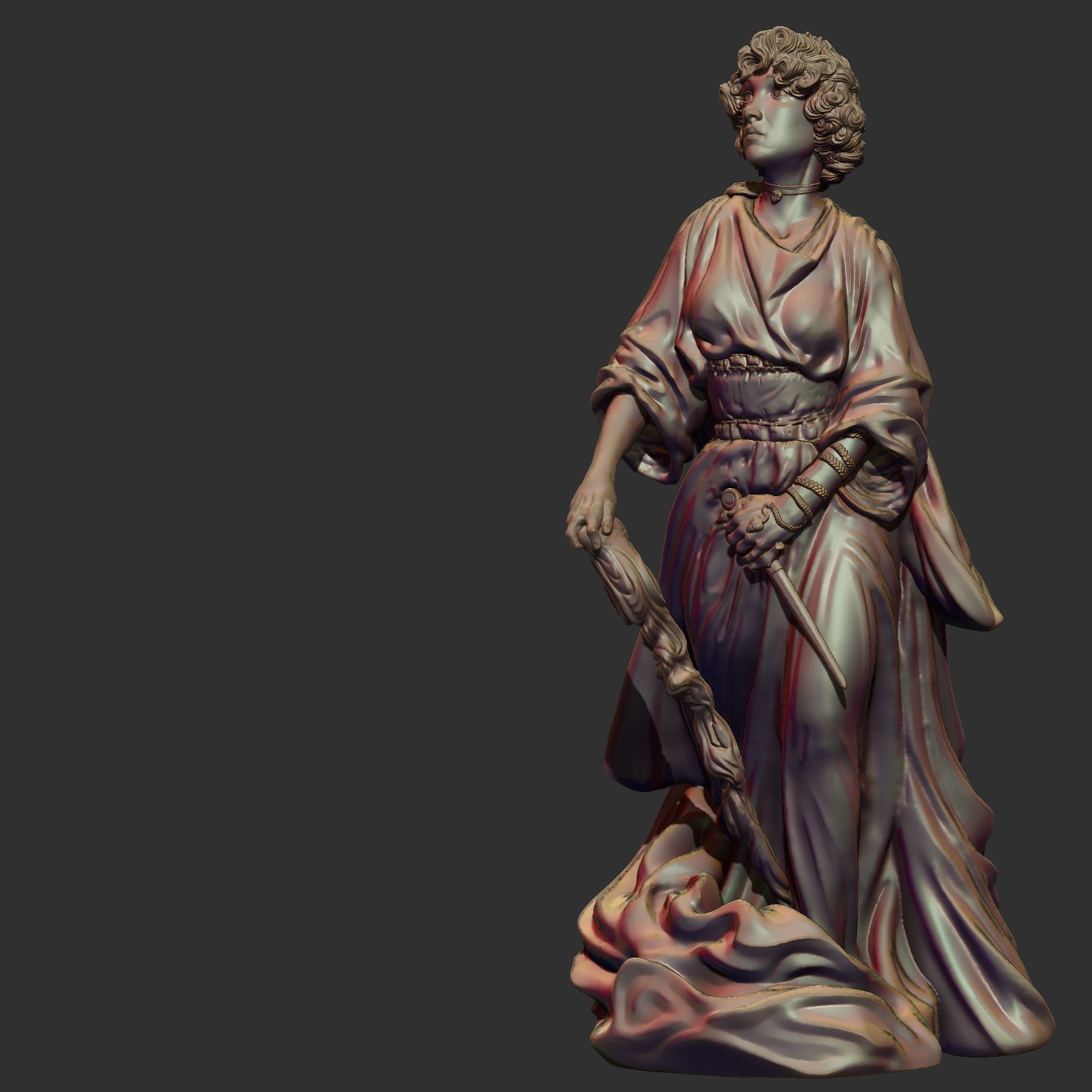 Lirien - The witch 3D print model_6