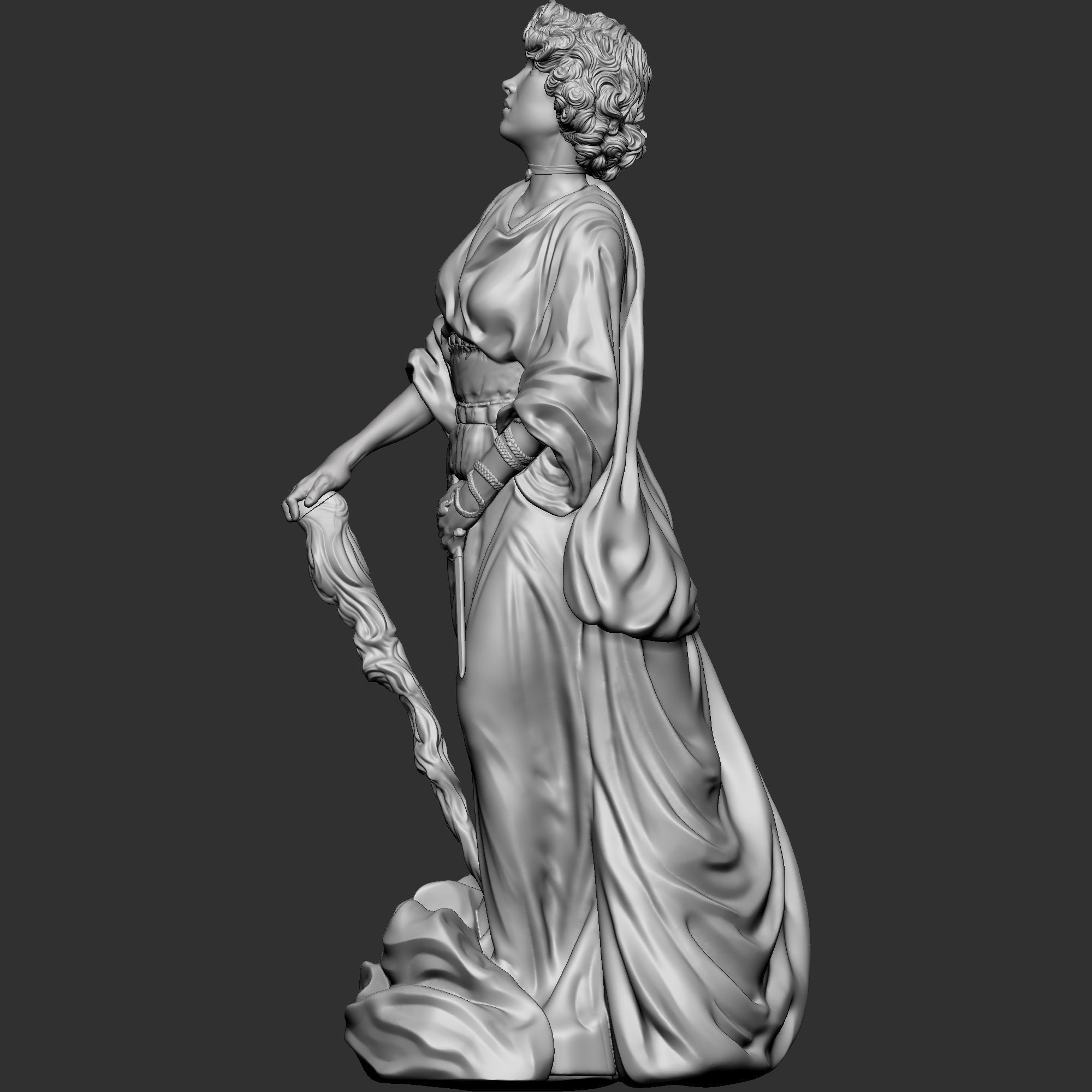 Lirien - The witch 3D print model_4