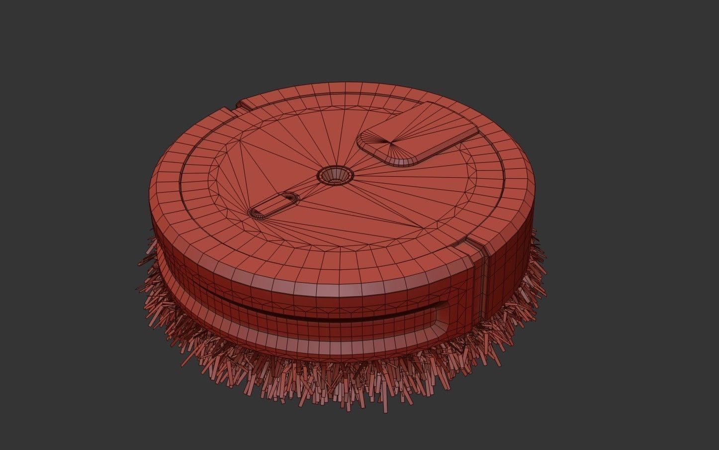 floor Cleaning Robot   Low-poly 3D model_21