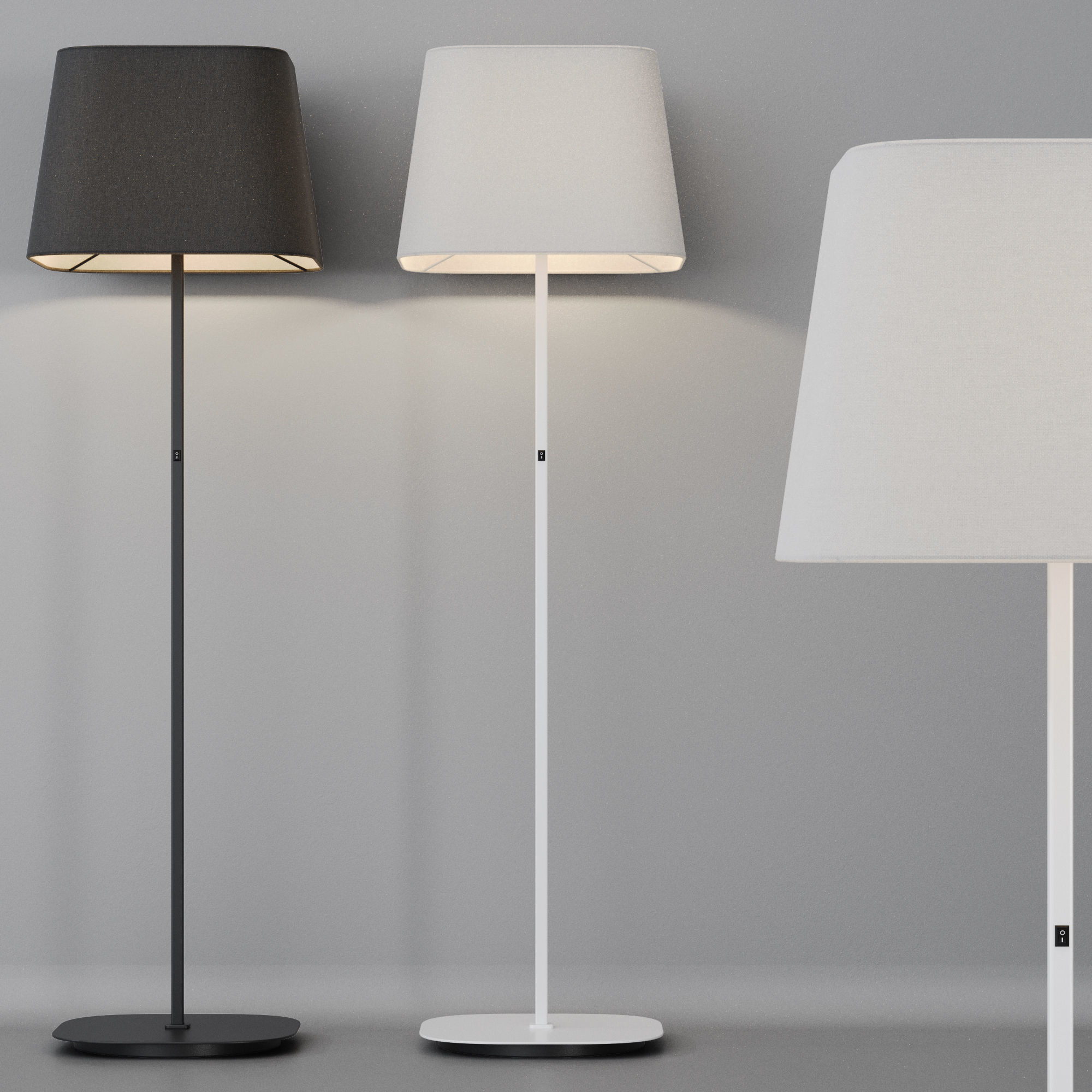 Floor lamp Faro Barcelona SWEET 3D model_4